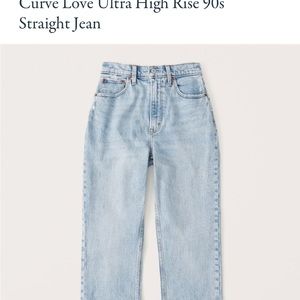 The Curve Love Ultra High Rise 90s Straight jean